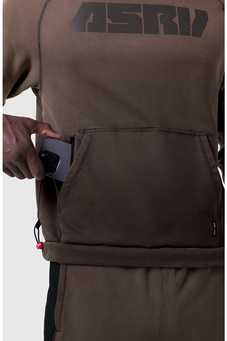 Tech-Terry Training Hoodie, Alternate, color, Dark Earth