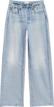 rag & bone rb Miramar Wide Leg Cotton Terry Sweatpant Jeans