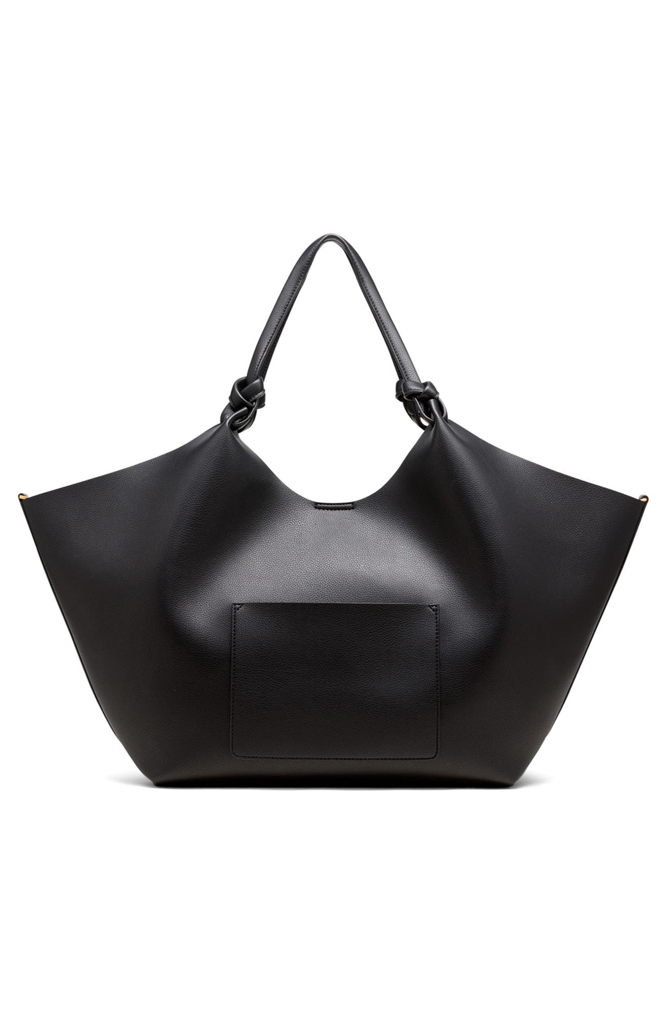 DKNY Paula Large Tote Bag, Alternate, color, Black/ Gold