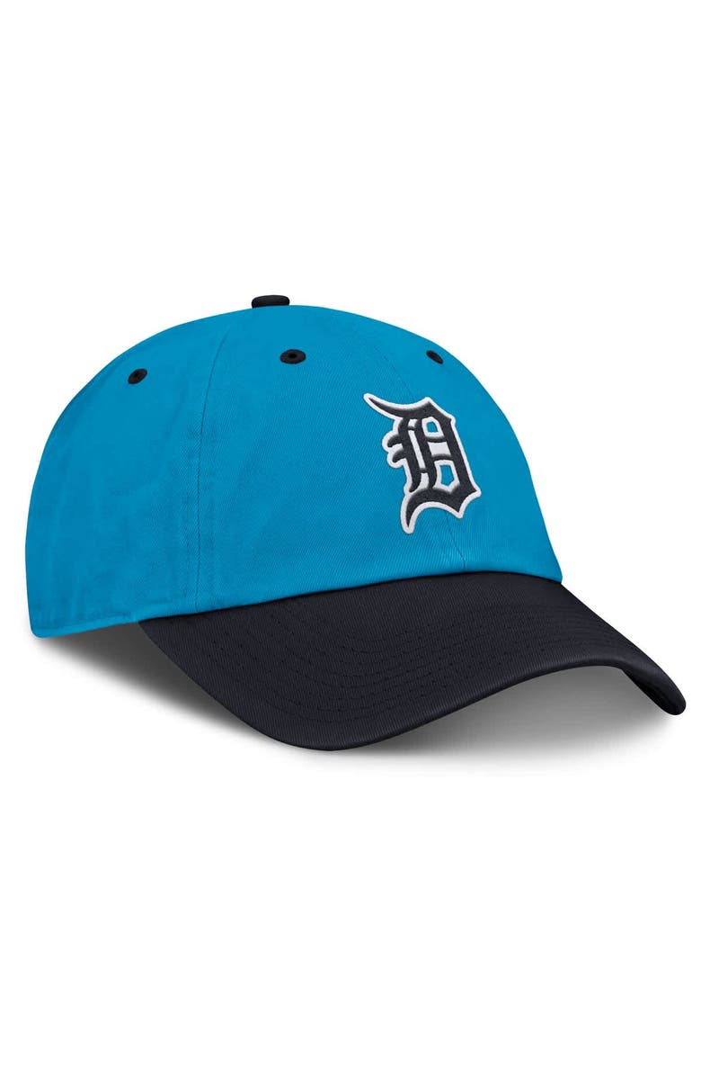 Nike Men's Nike Blue/Navy Detroit Tigers Neon 90s Club Adjustable Hat, Alternate, color,