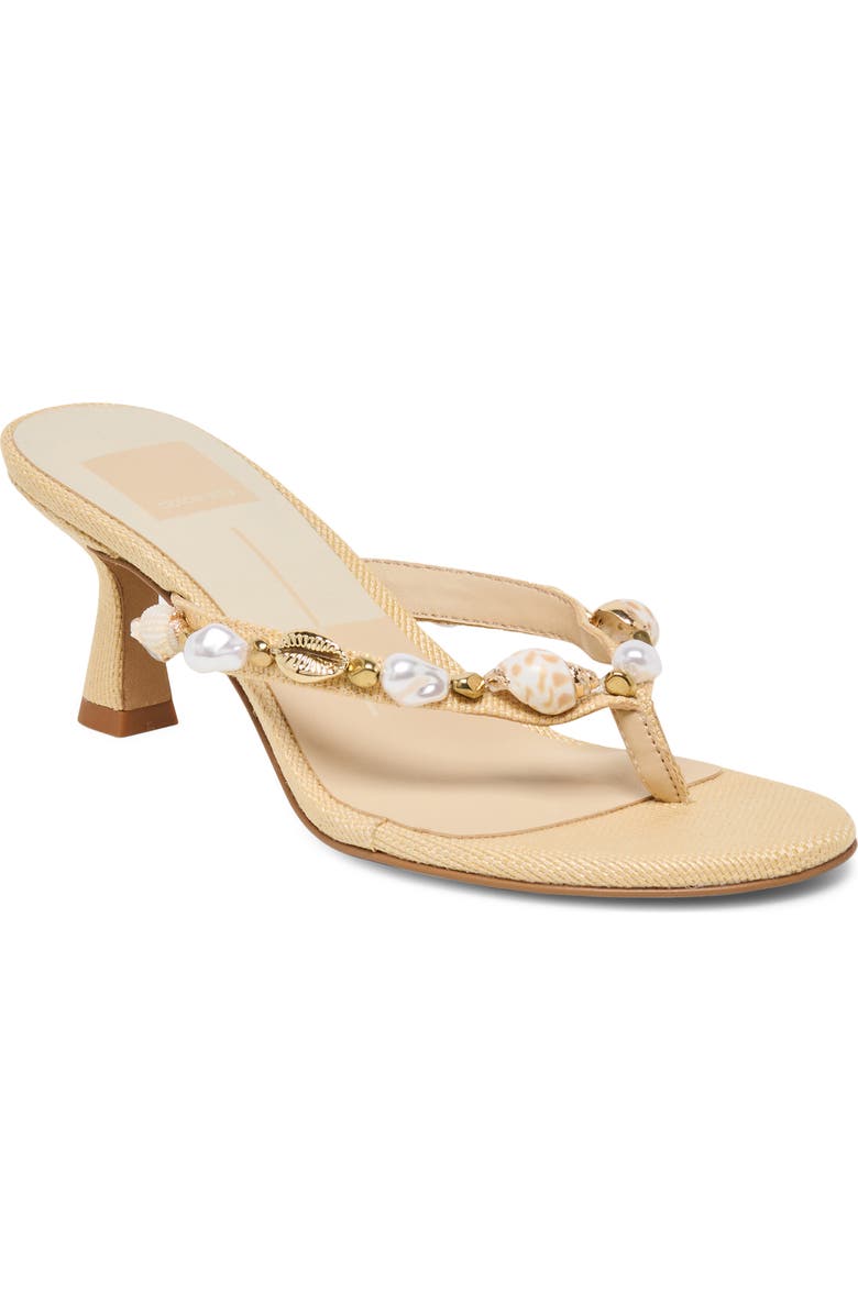 Dolce Vita Daksie Flip Flop, Main, color, Light Natural Raffia