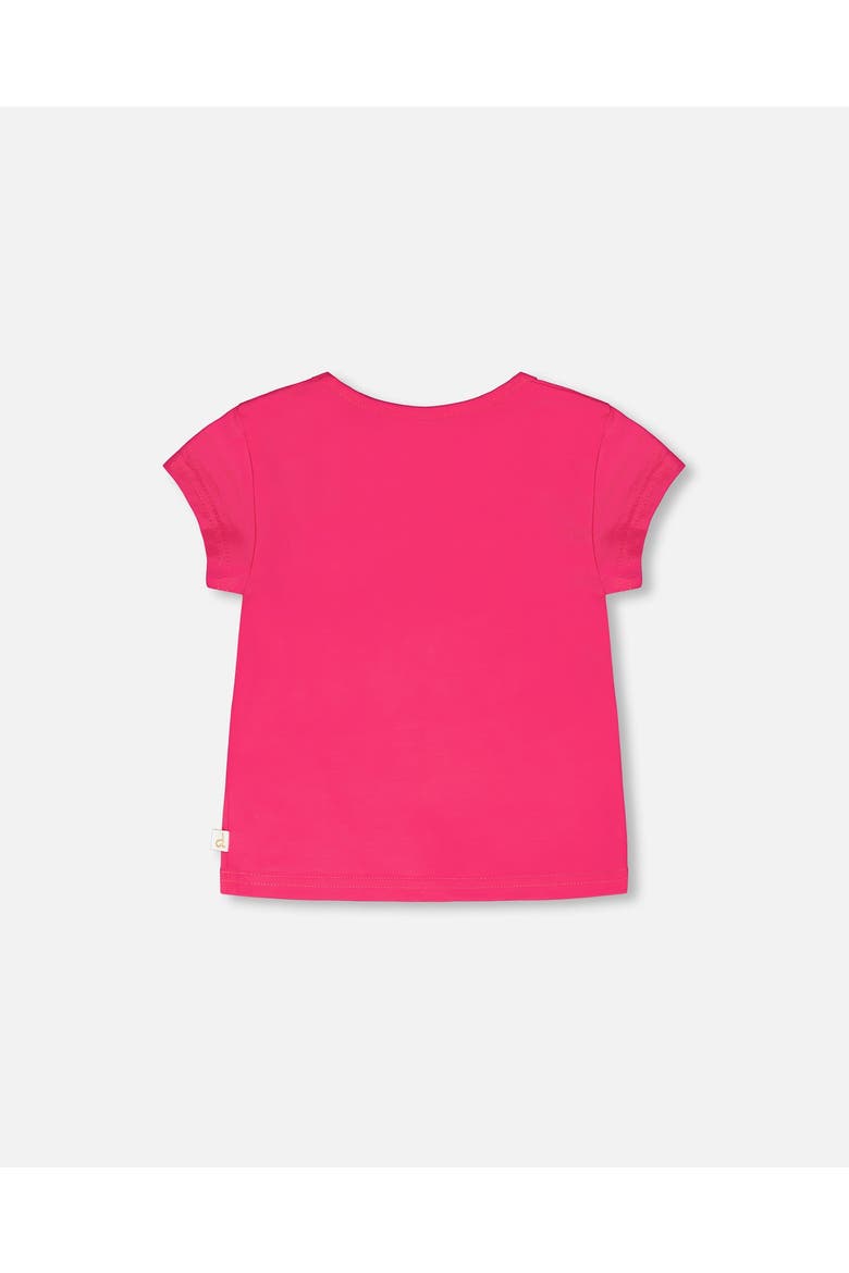 Organic Cotton Jersey Short Sleeve Floral T-Shirt, Alternate, color, Pink