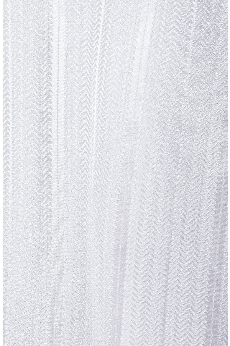 Herringbone Stripe Silk Robe, Alternate, color, SILVER