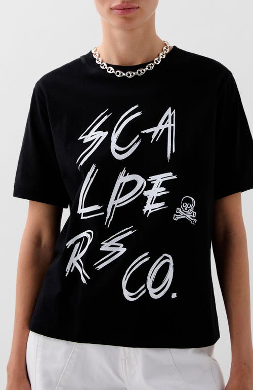 Scalpers Name Sign Tee In Black