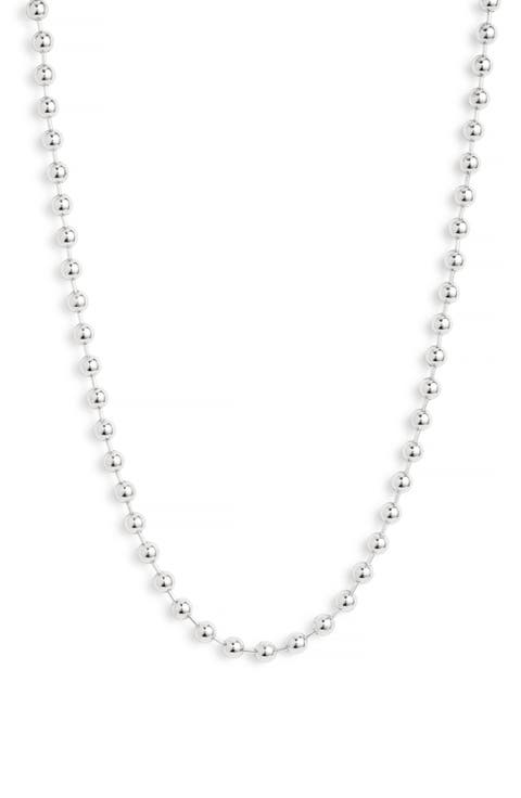 16-Inch Shot Bead Chain Necklace