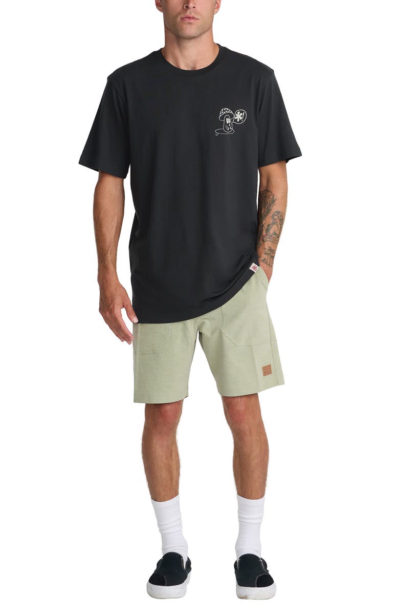 RVCA Bryce Bloom Graphic T-Shirt, Alternate, color, Pirate Black