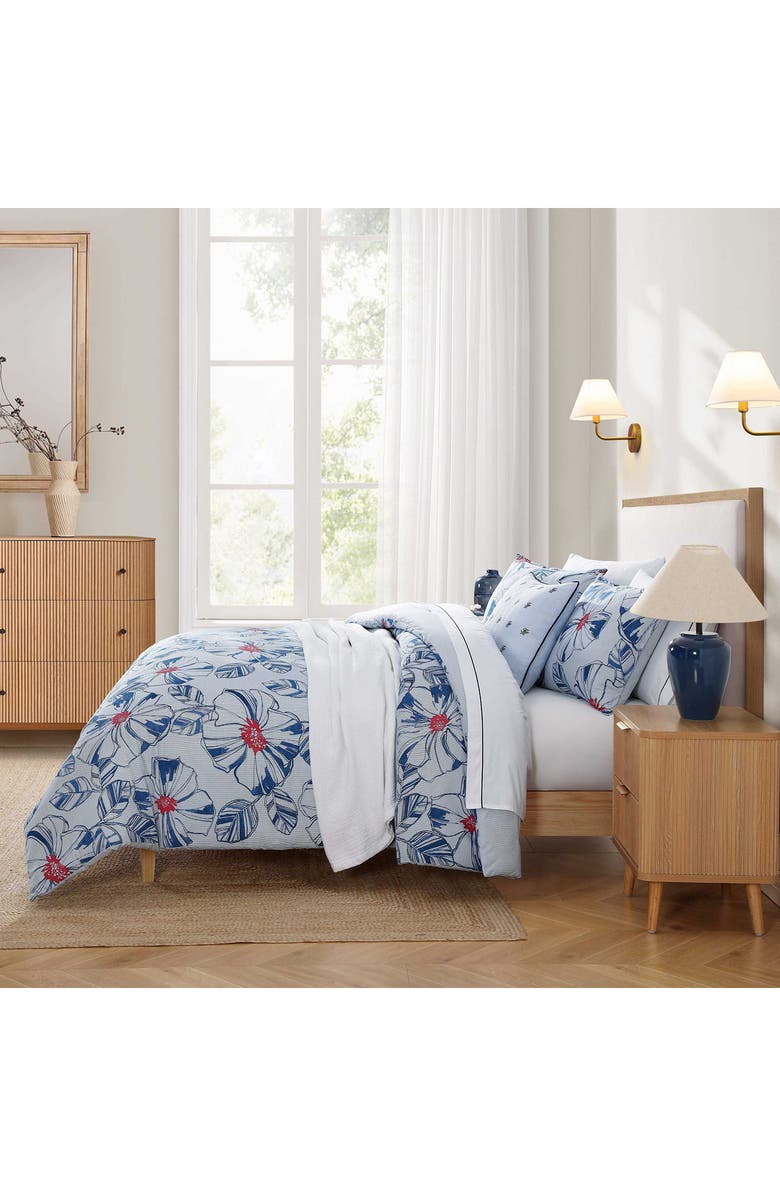Tommy Hilfiger Paradise Cover Comforter & Pillow Shams Set, Alternate, color, Dream Blue