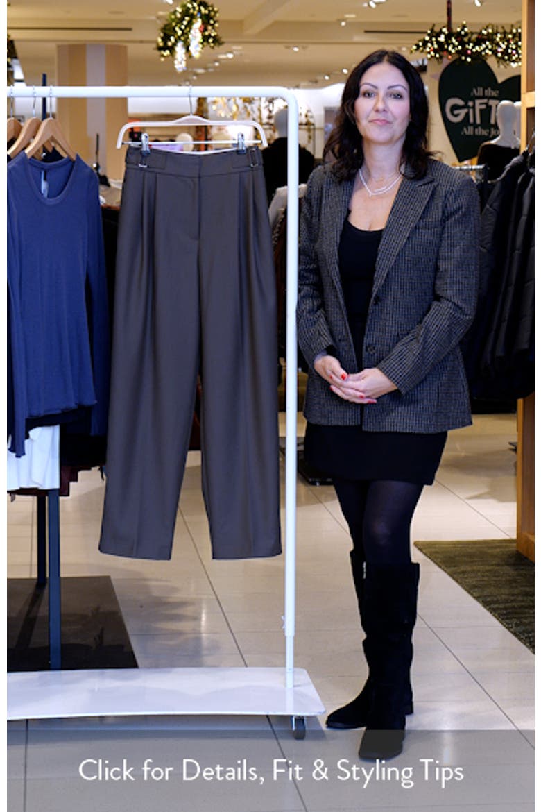 Slouchy Wide Leg Trousers video
