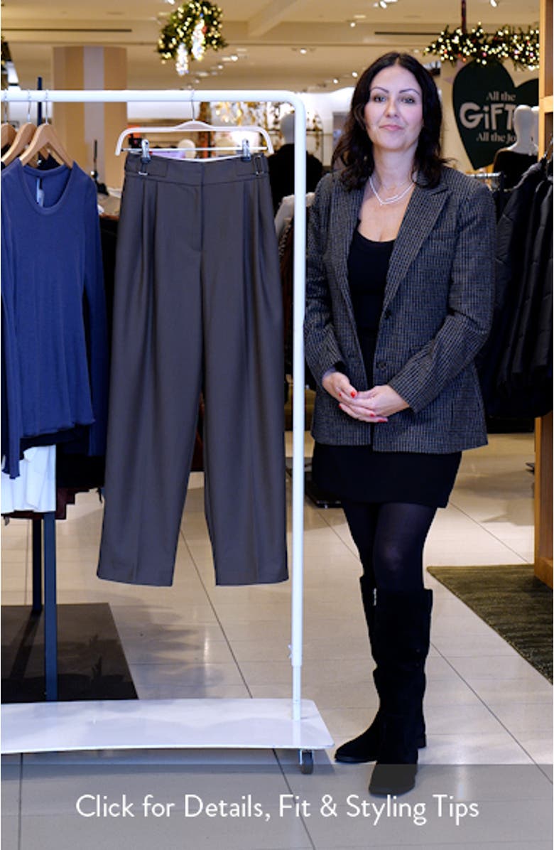 Slouchy Wide Leg Trousers, sales video thumbnail