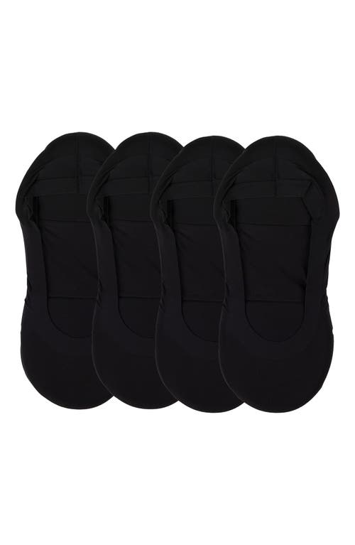 Memoi Assorted 4-pack Cushioned Liner Socks