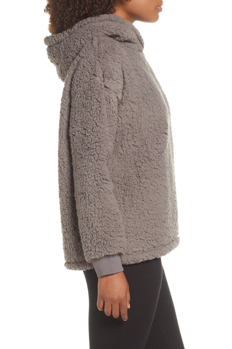 On a Cloud Fleece Hoodie, Alternate, color, GREY KITTEN