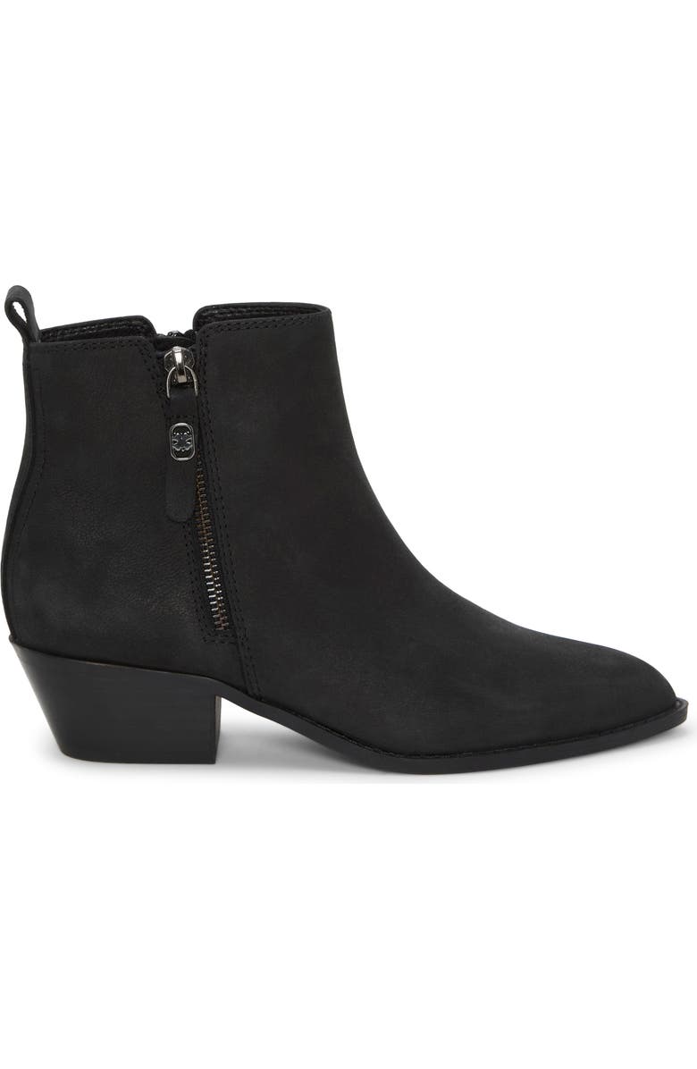 Lucky Brand Ailein Pointed Toe Bootie, Alternate, color, Black Angora Nubuck