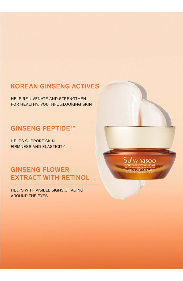 Sulwhasoo Concentrated Ginseng Rejuvenating Eye Cream Set (Limited Edition) $182 Value, Alternate, color, 
