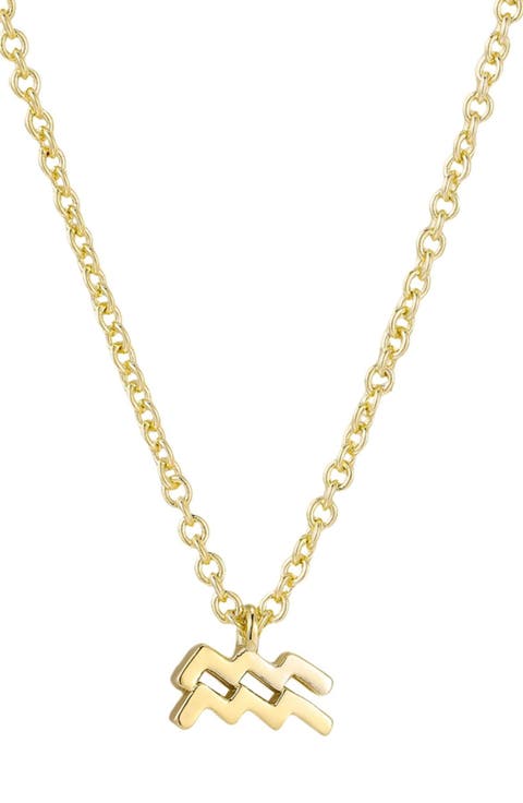 Zodiac Sign Pendant Necklace