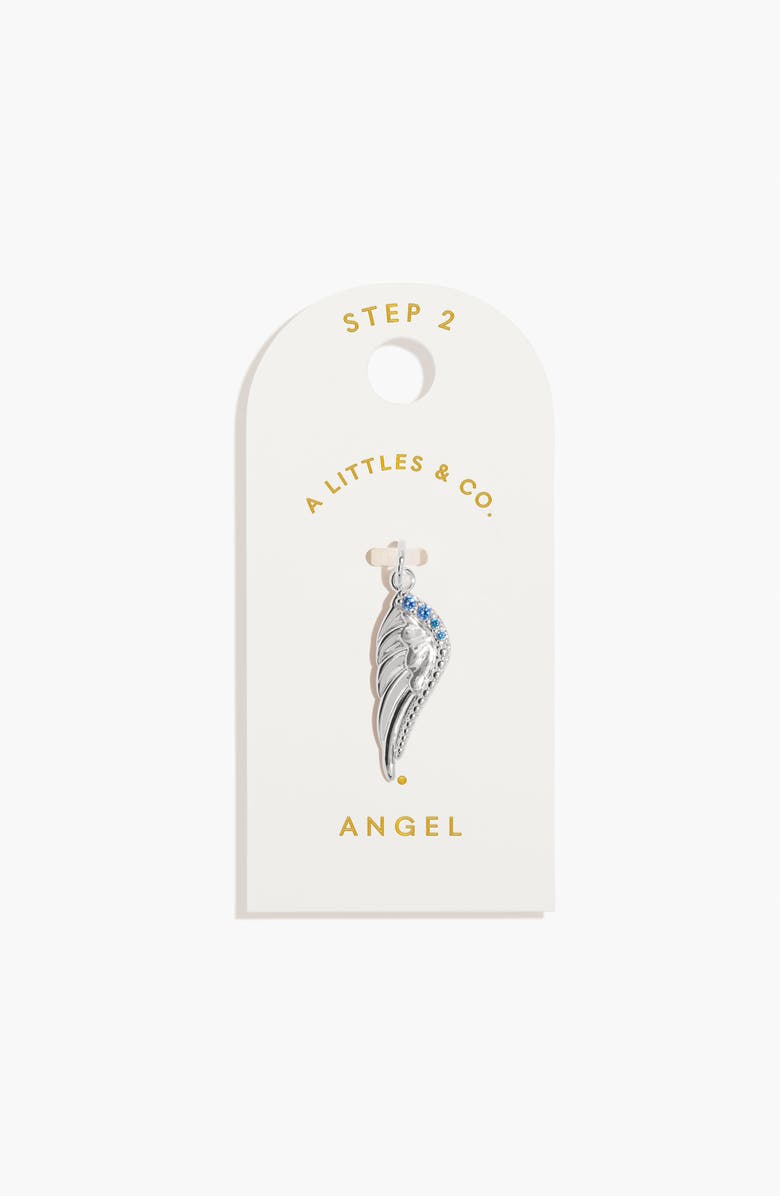 A Littles & Co Angel' Medium Charm In Silver Plating, Alternate, color, 
