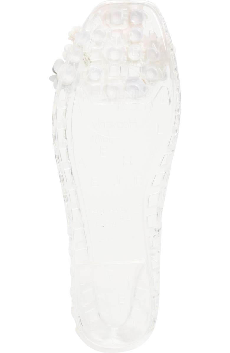 HEAVENLY JELLY Fleck Jelly Ballet Flat, Alternate, color, Clear