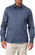 STUDIO GARNET LOS ANGELES Mosaic Print Cotton Button-Up Shirt