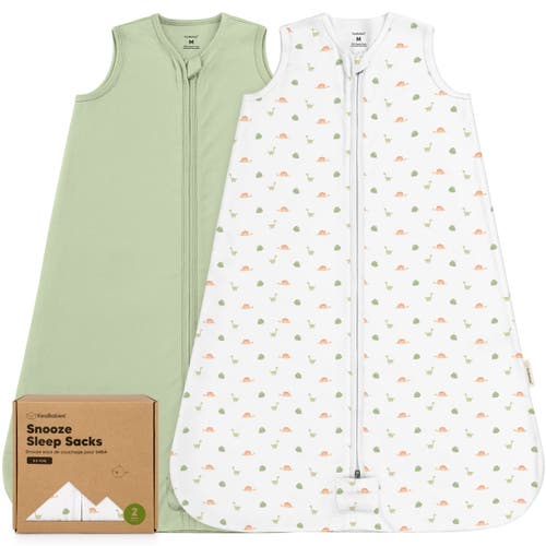 Keababies 2-pack Snooze Sleep Sacks In Roarsome