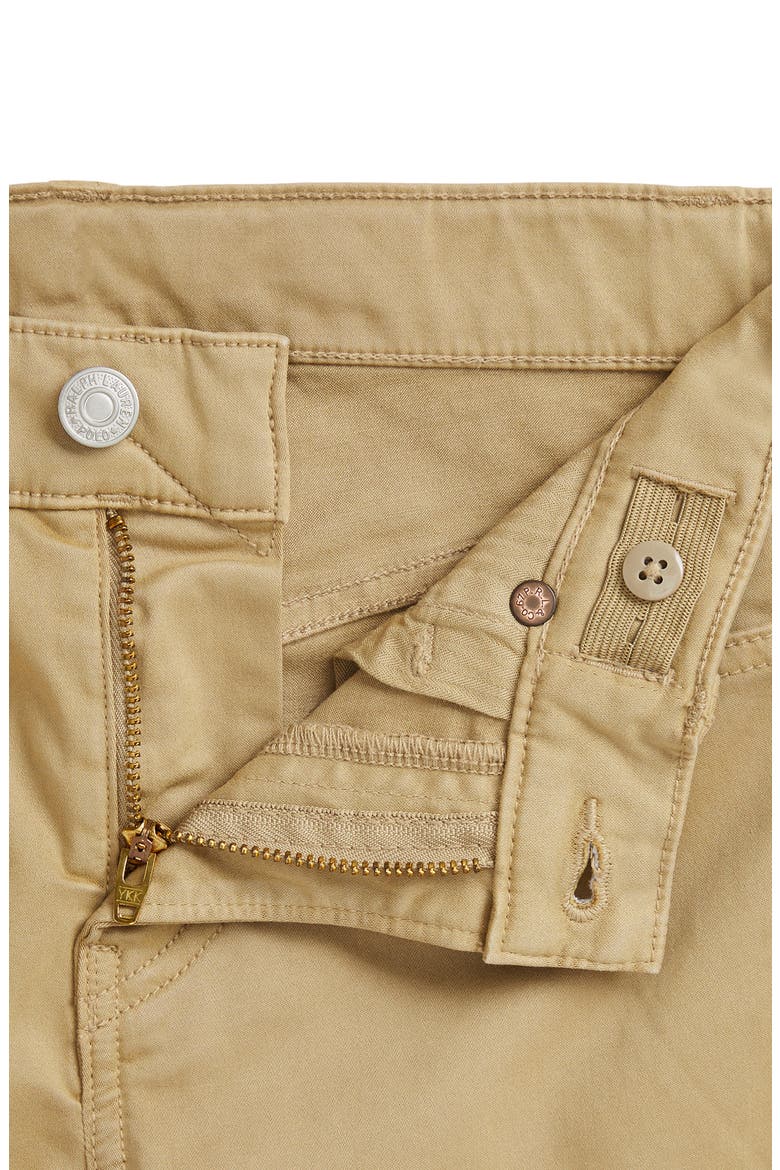 Kids' 5-Pocket Cotton Stretch Sateen Pants, Alternate, color, KHAKI