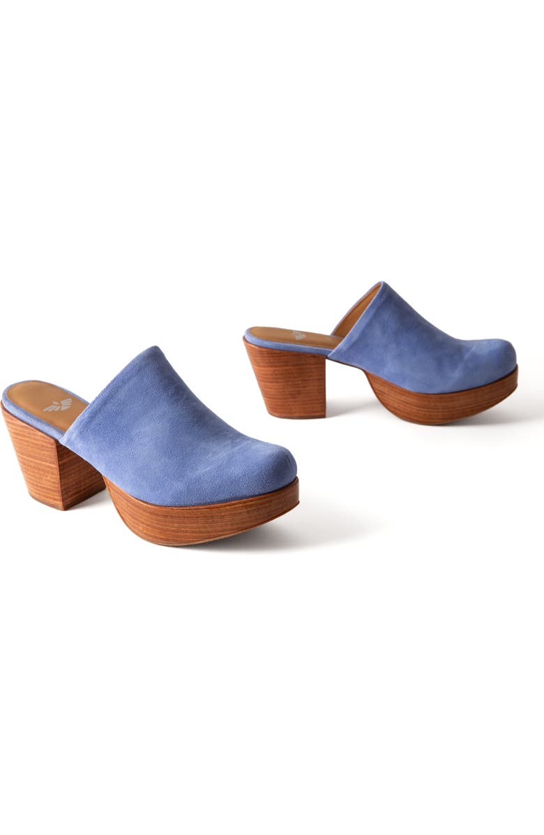 Fortress Ava Suede Clog Mule, Alternate, color,