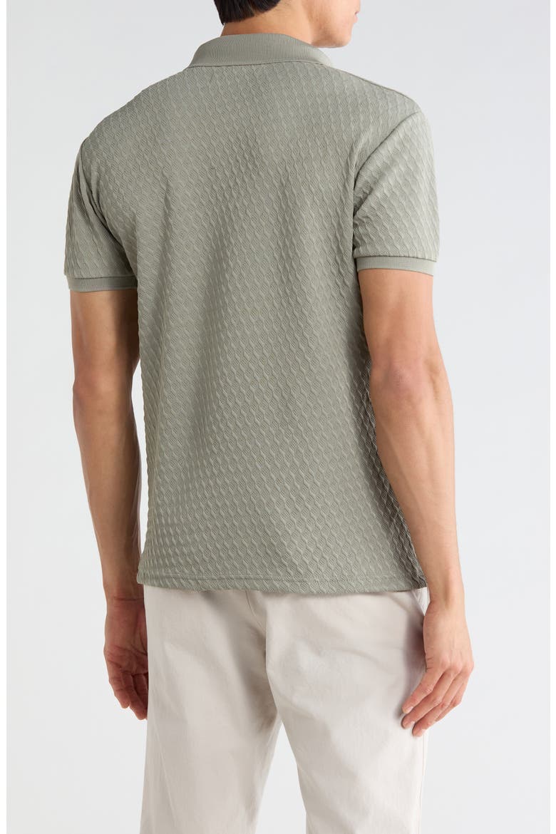 Modern Fit Textured Polo, Alternate, color, SAGE