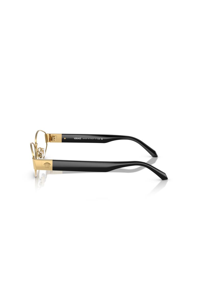 Versace 55mm Irregular optical glasses, Alternate, color, Gold