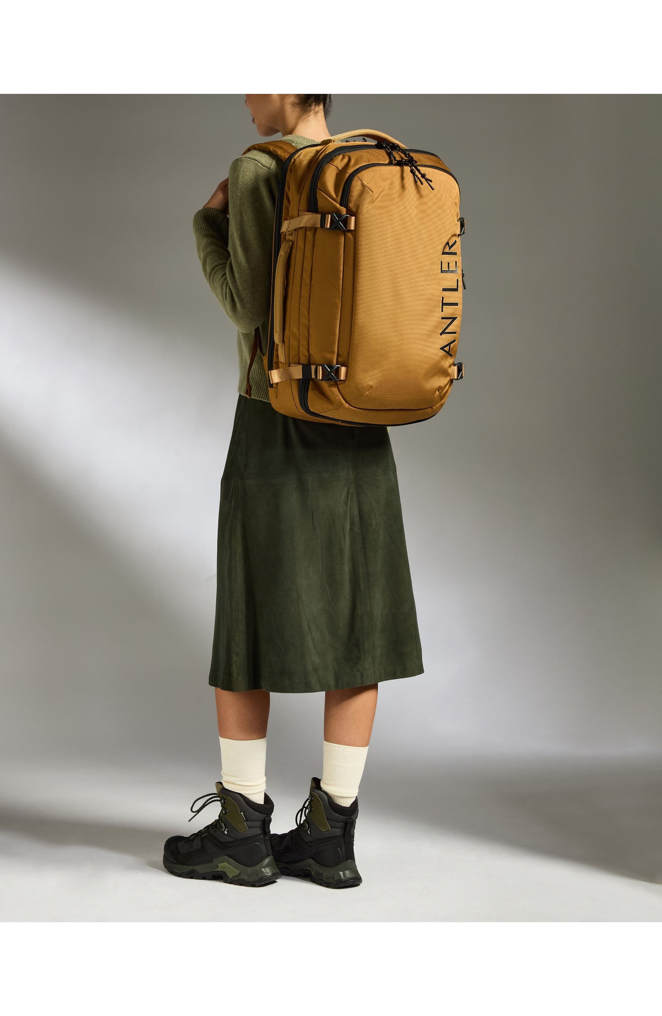 Discovery 45L Backpack, Alternate, color, Mustard Yellow