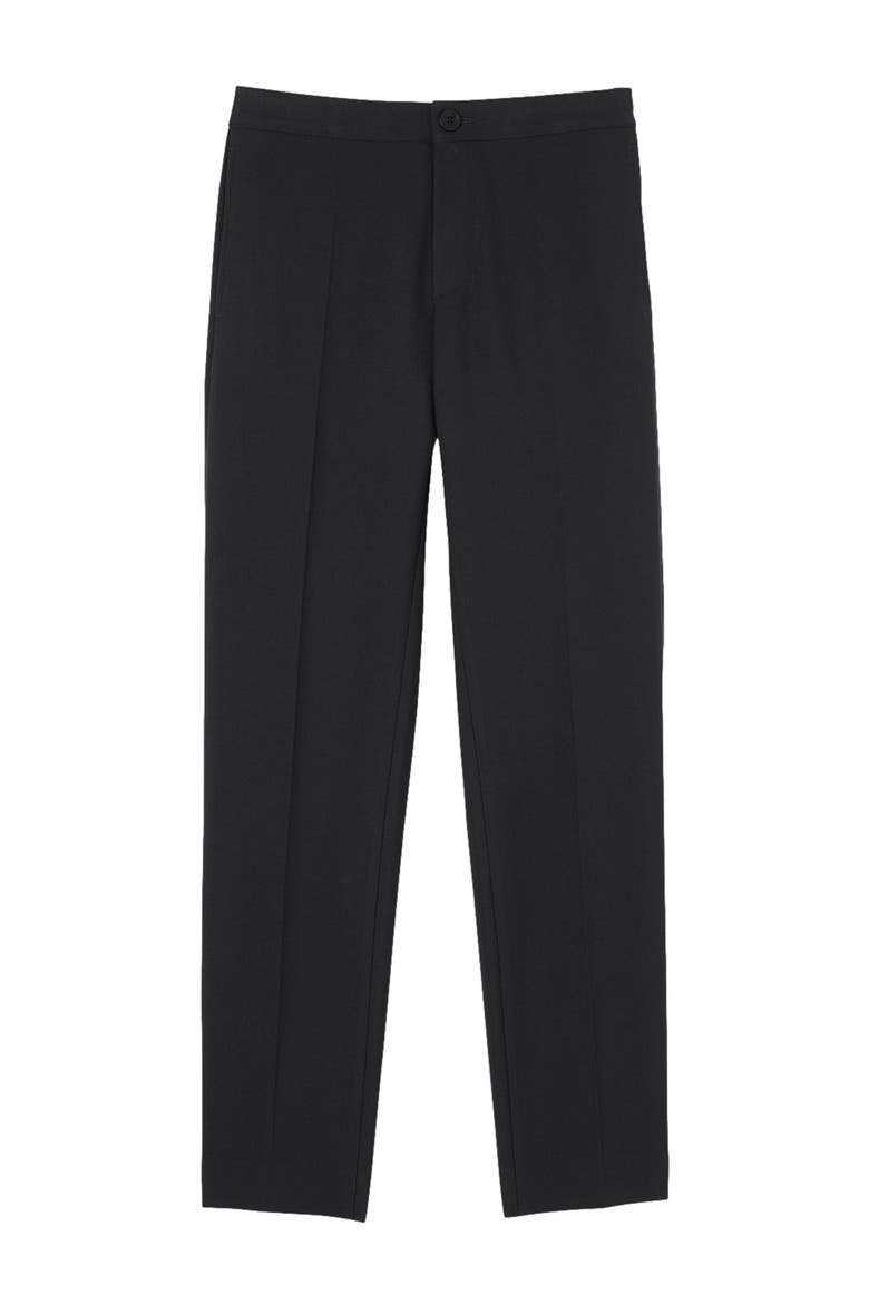 Jersey trousers, Alternate, color, Black