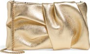 Jimmy Choo Bonny Metallic Leather Clutch