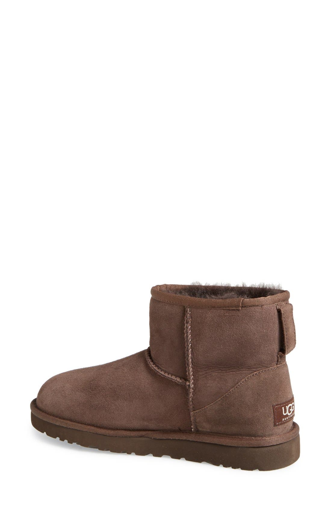 Classic Mini Boot, Alternate, color, CHOCOLATE