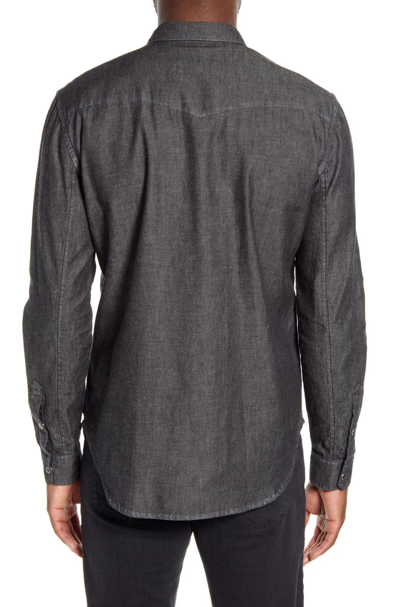 John Varvatos Star USA Clint Snap-Up Western Shirt, Alternate, color,