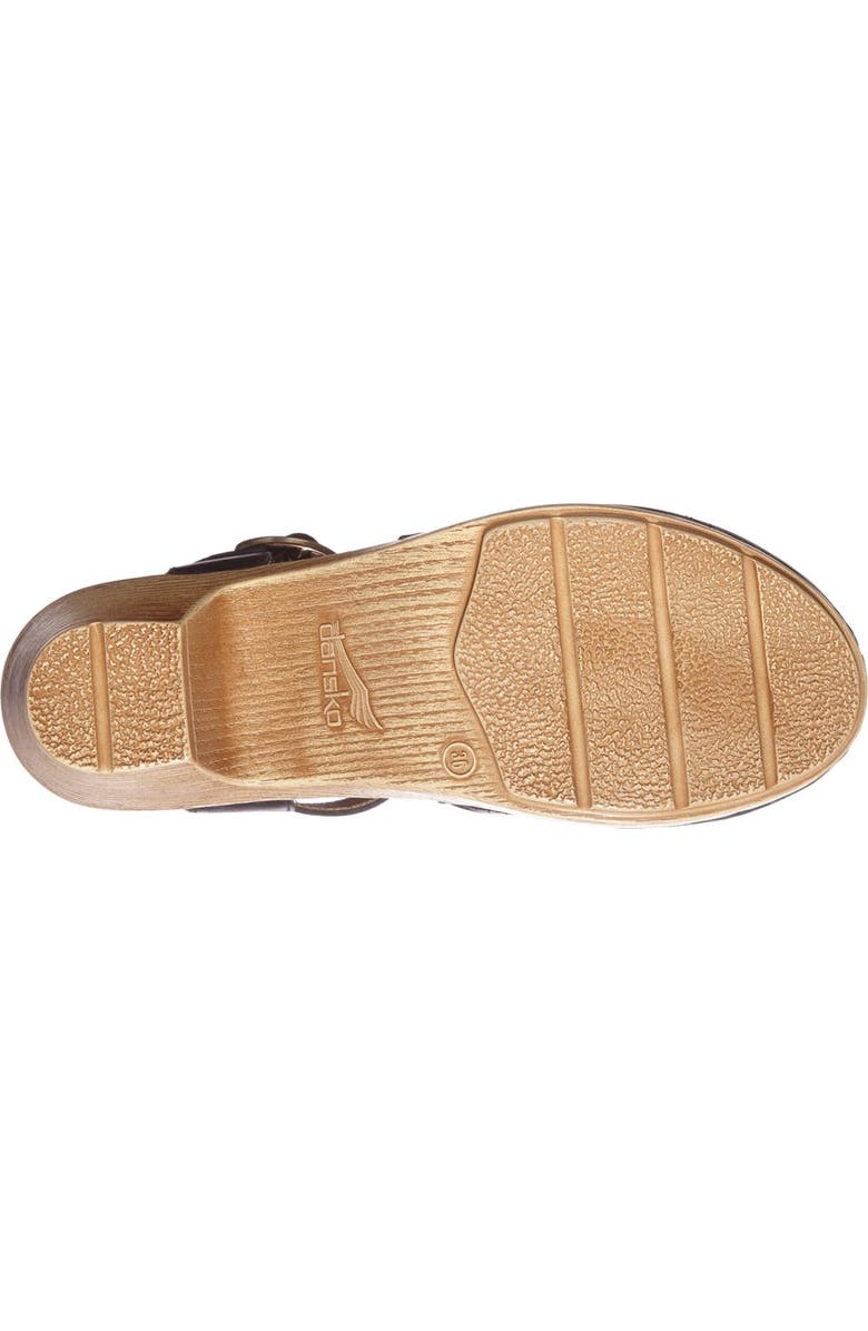 Dansko 'Maisie' Ankle Strap Leather Pump, Alternate, color,