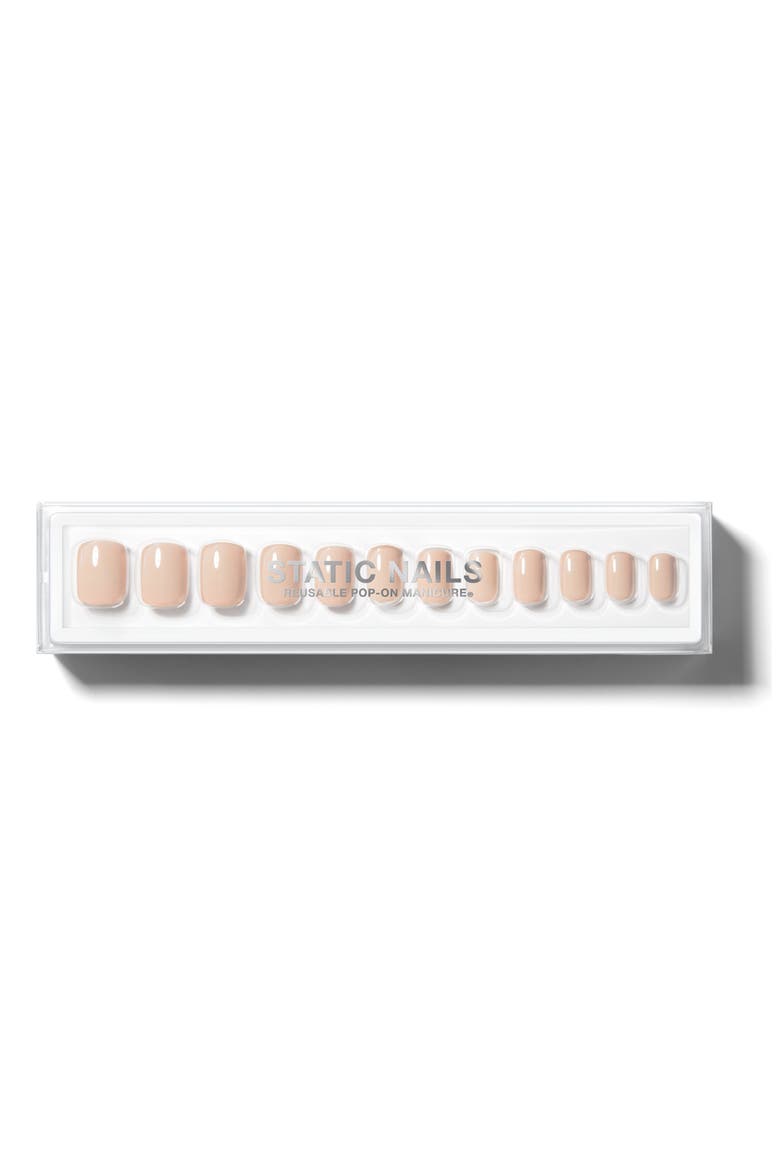 Square Pop-On Reusable Manicure Set, Main, color, FETISH