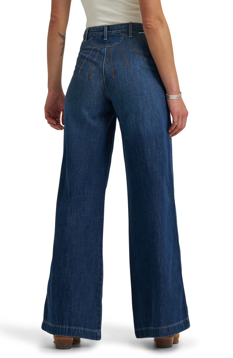 Wrangler High Waist Patch Pocket Jeans, Alternate, color, Homestead Haze