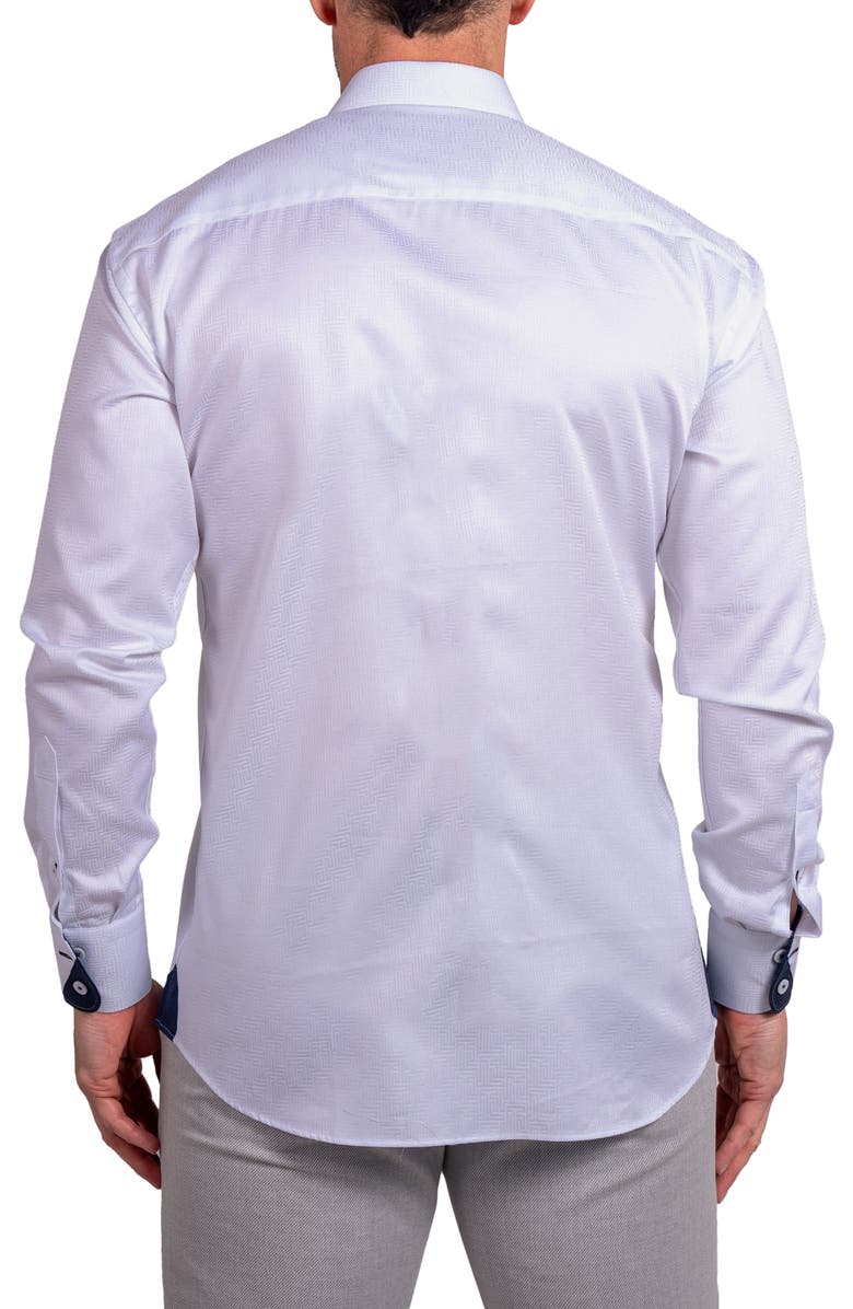 Maceoo Einstein Ascension Contemporary Fit Button-Up Shirt, Alternate, color, White