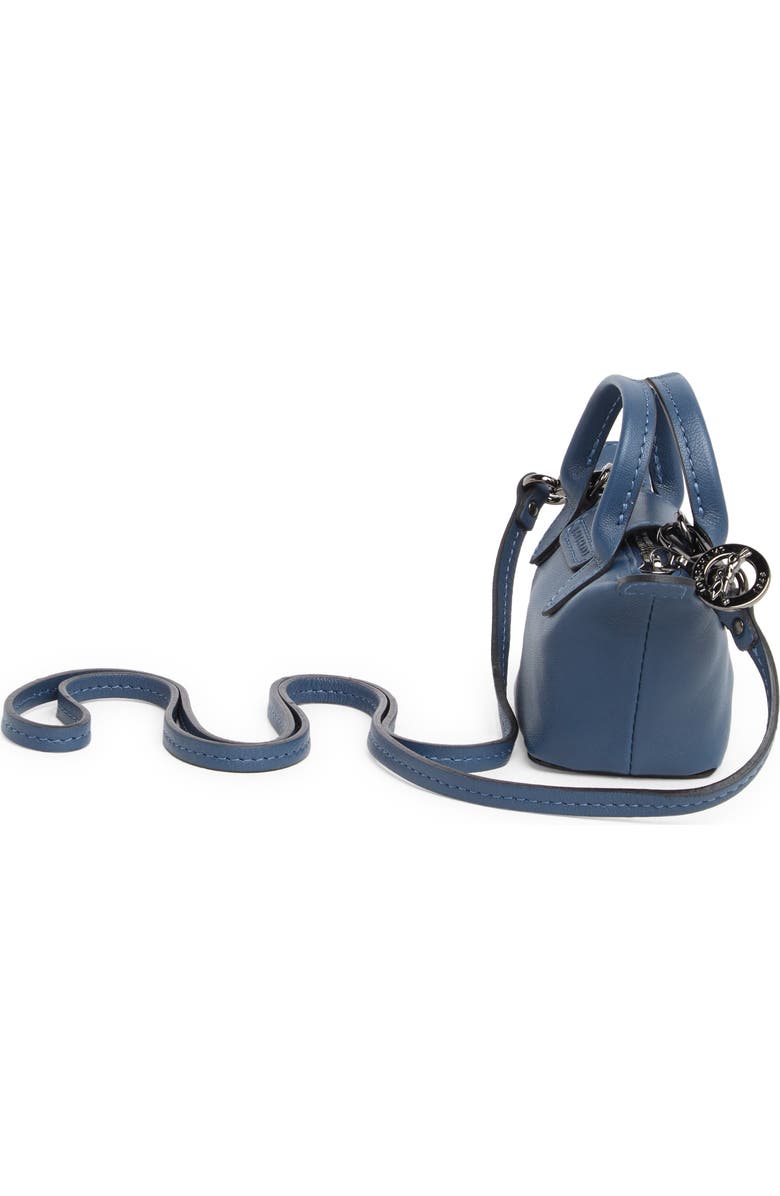 Longchamp Le Pliage Cuir Nano Crossbody Bag, Alternate, color,
