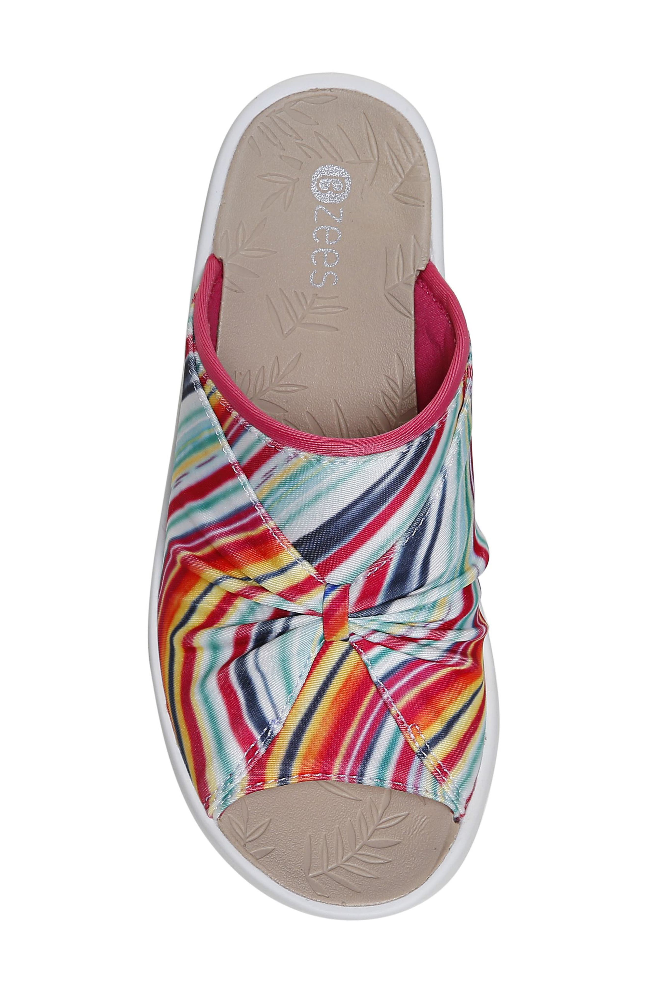 BZees Sunburst Wedge Sandal, Alternate, color, 
