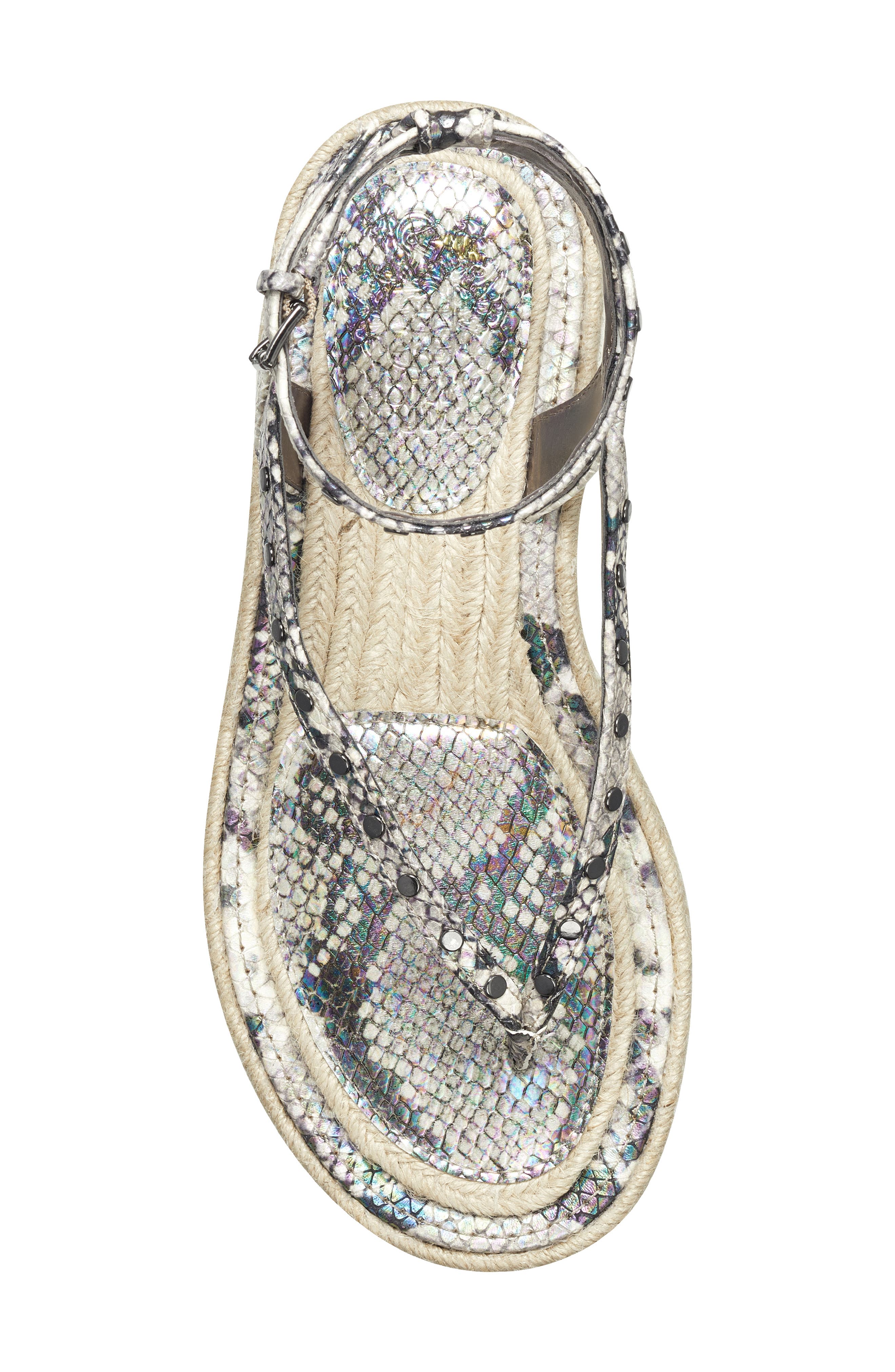 Kelmia Embellished Sandal, Alternate, color, GREY MULTI