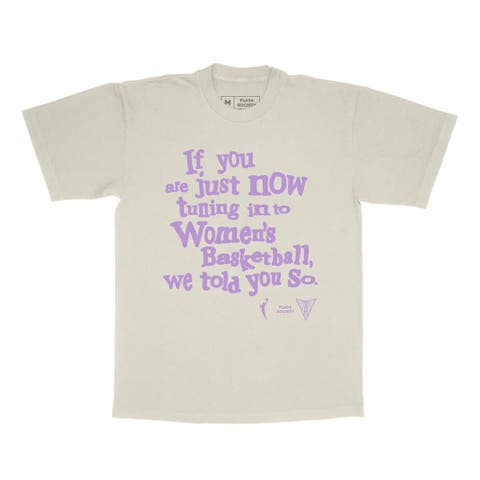 Unisex Playa Society Cream Golden State Valkyries "We Told You So" T-Shirt