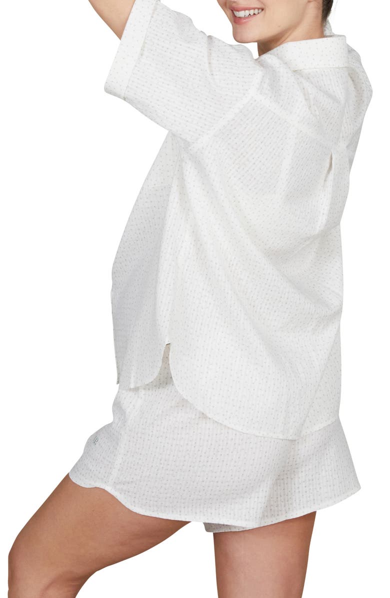 Cache Coeur Paulette Maternity/Nursing Organic Cotton Short Pajamas, Alternate, color, 