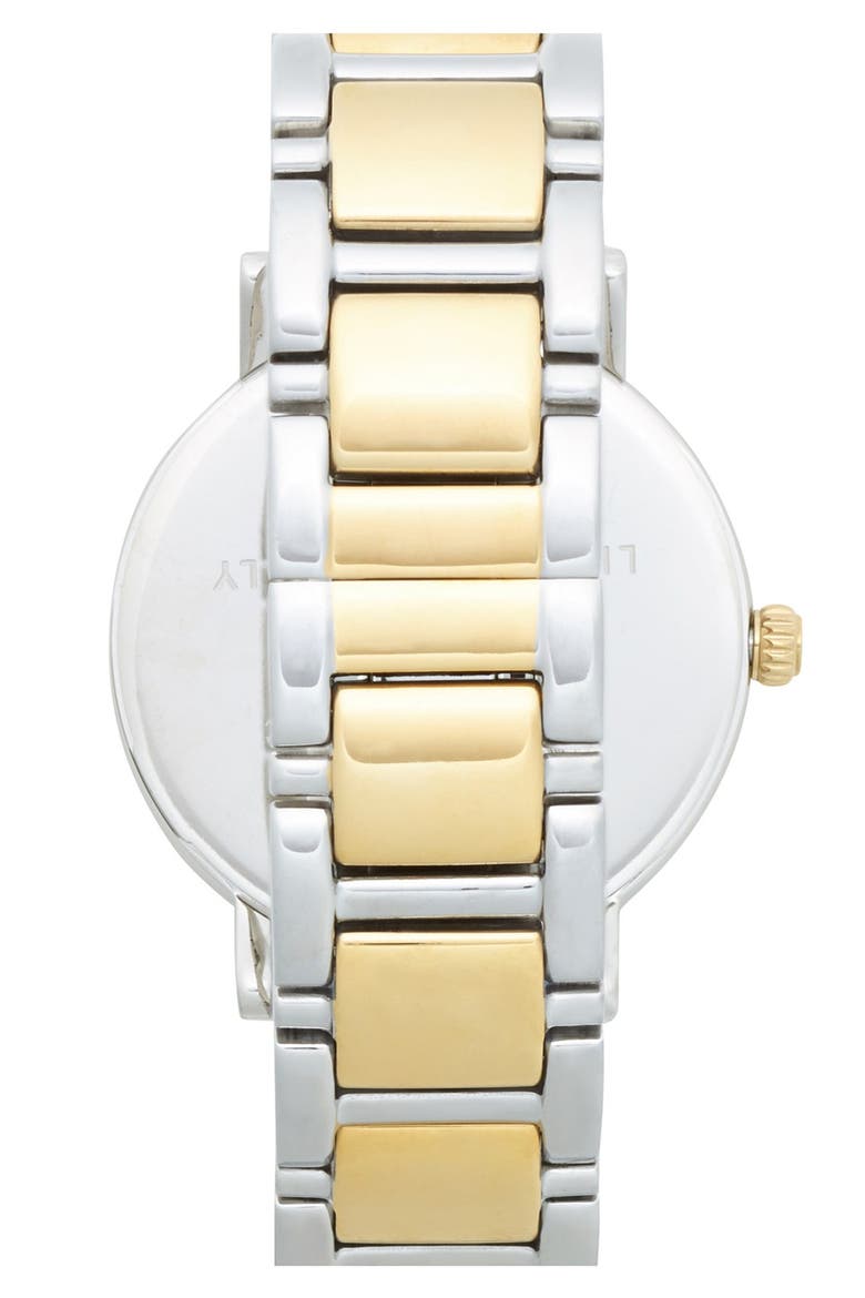 'gramercy' bracelet watch, 34mm, Alternate, color, SILVER/ GOLD