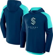FANATICS Men's Fanatics Deep Sea Blue Seattle Kraken Meta Game Transitional Pullover Hoodie