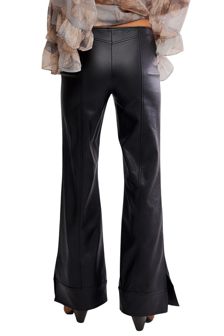 Glow Up Faux Leather Pants, Alternate, color, BLACK