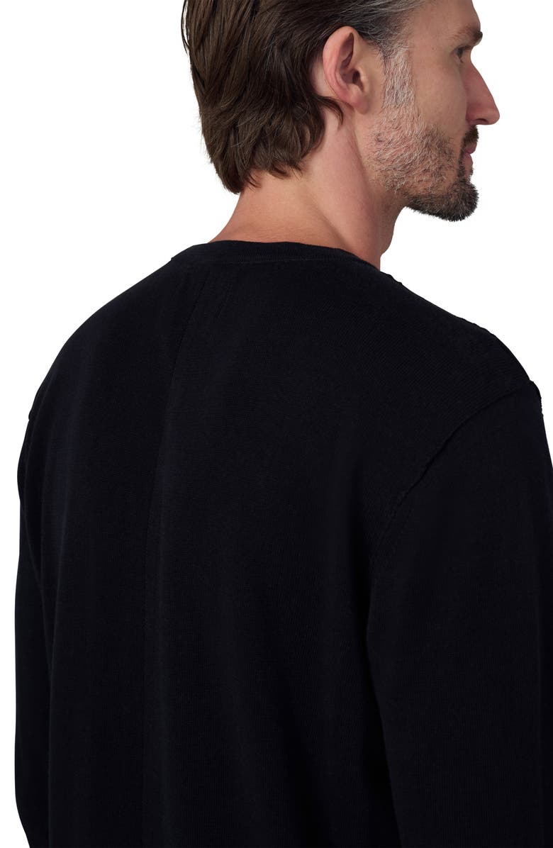 Joe's Cotton Crewneck Sweater, Alternate, color, Black