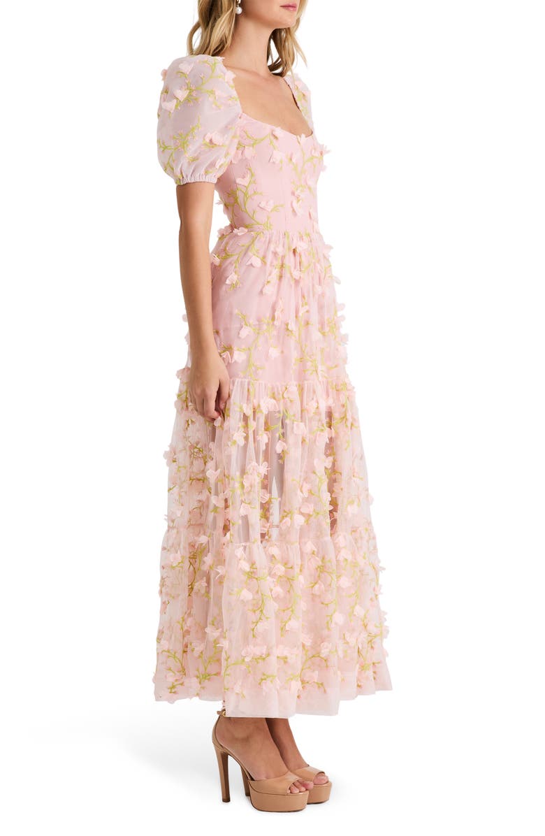 HELSI Corrine 3D Puff Sleeve Gown, Alternate, color, 