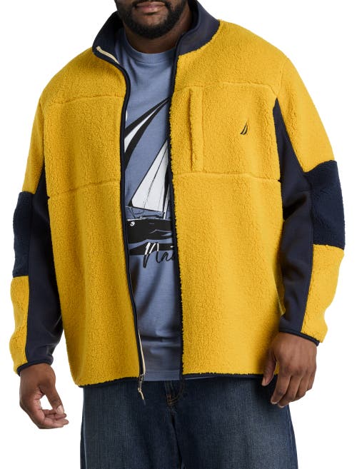 Nautica Elevated Nautex Zip-front Jacket In Lightning Gold