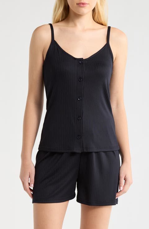 Rib Camisole & Shorts Sleep Set