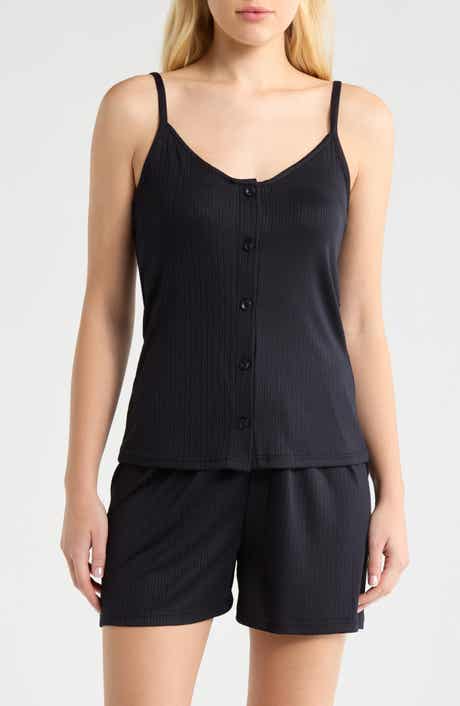 Rib Camisole & Shorts Sleep Set