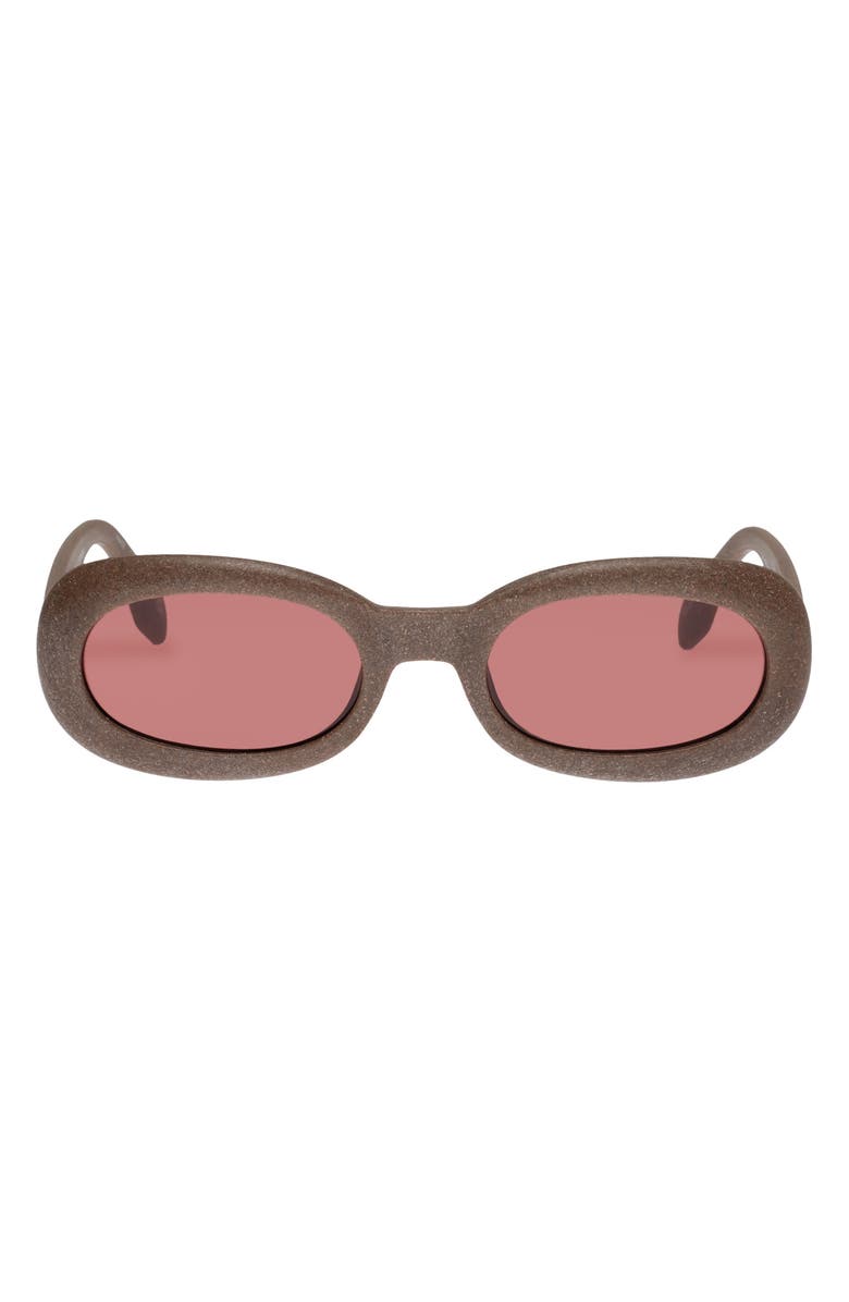 Le Specs Outta Trash 53mm Oval Sunglasses, Main, color,
