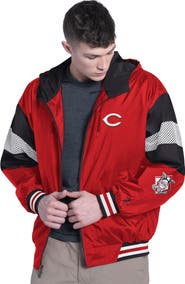 Pro Player Men's Pro Player Red/Black Cincinnati Reds Legacy Lightweight Full-Zip Hooded Jacket